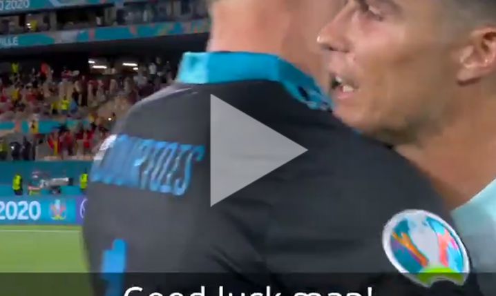 Kamery uchwyciły, co Ronaldo powiedział do Courtois! [VIDEO]